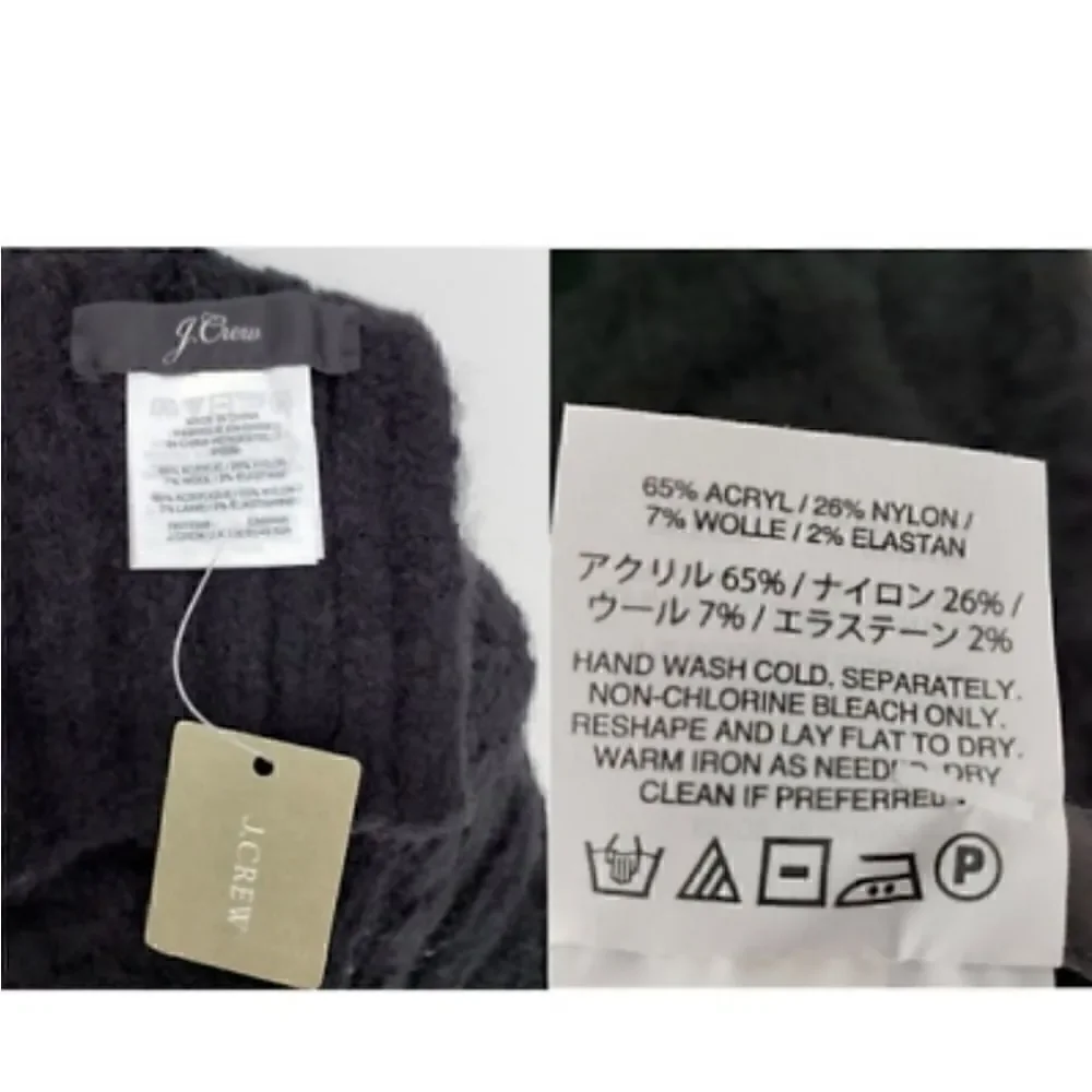 NWT J CREW  Cable knit Scarf